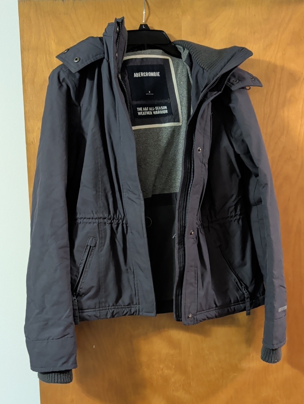 Abercrombie & Fitch All-Season Navy Jacket